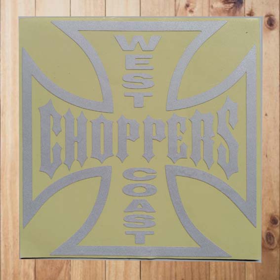 

Stiker Choppers West Coast Plain