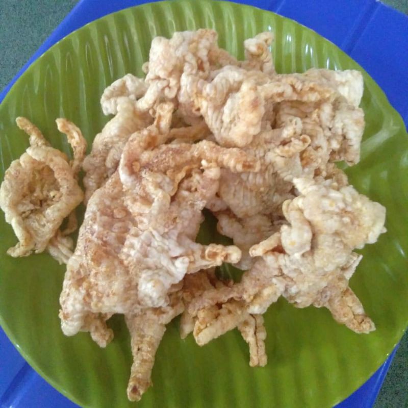 

Keripik Ceker Ayam Tanpa tepung Original 250gr