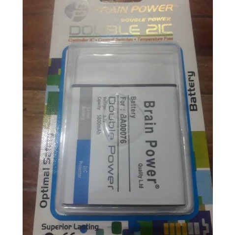 Double Power Battery Batere Batre Baterai Brain Power Mito A60 BA-00076 BA00076