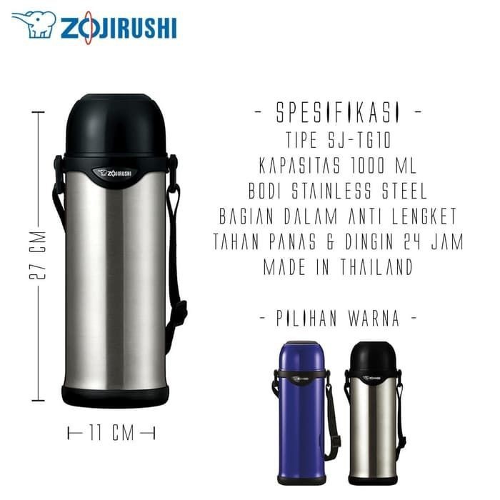 ZOJIRUSHI VACUUM BOTTLE 1L SJ-TG10 XA