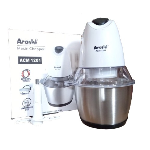 FOOD CHOPPER MINI ARASHI ACM 1201 MINI BLENDER ELEKTRIK FOOD PROCESSOR