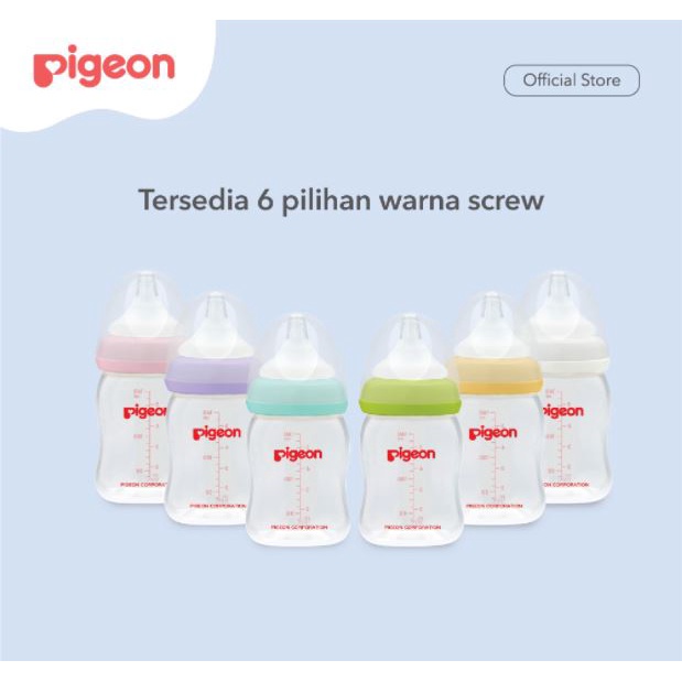 Pigeon Botol Susu Wide Neck Soft Touch Peristaltic Plus160ml