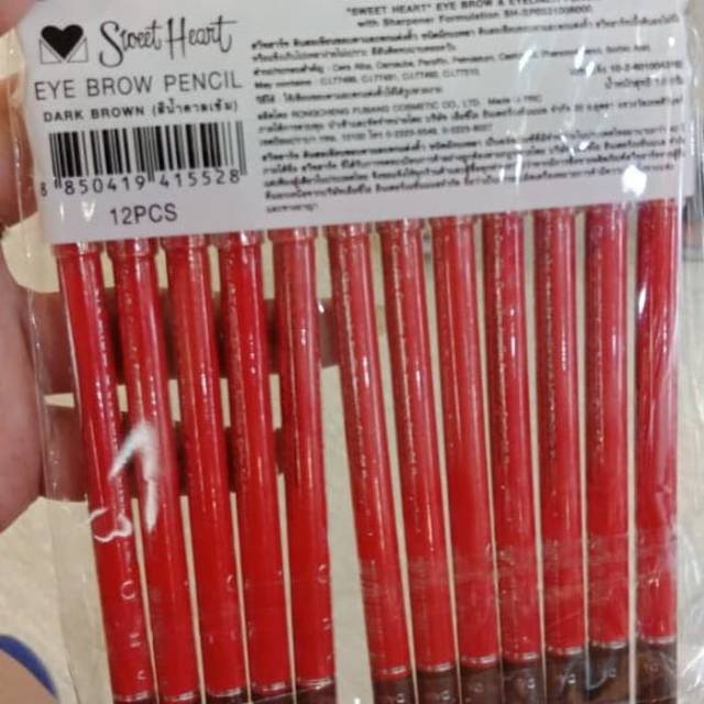 Eyebrow sweet heart pensil alis waterproof