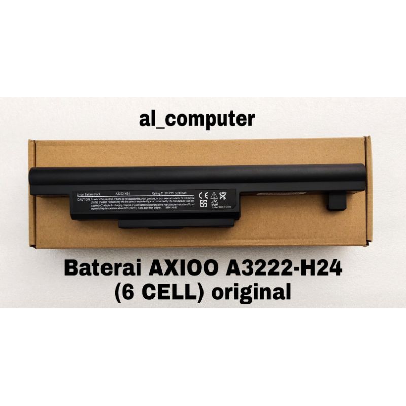 Baterai AXIOO A3222-H24 (6 CELL) original