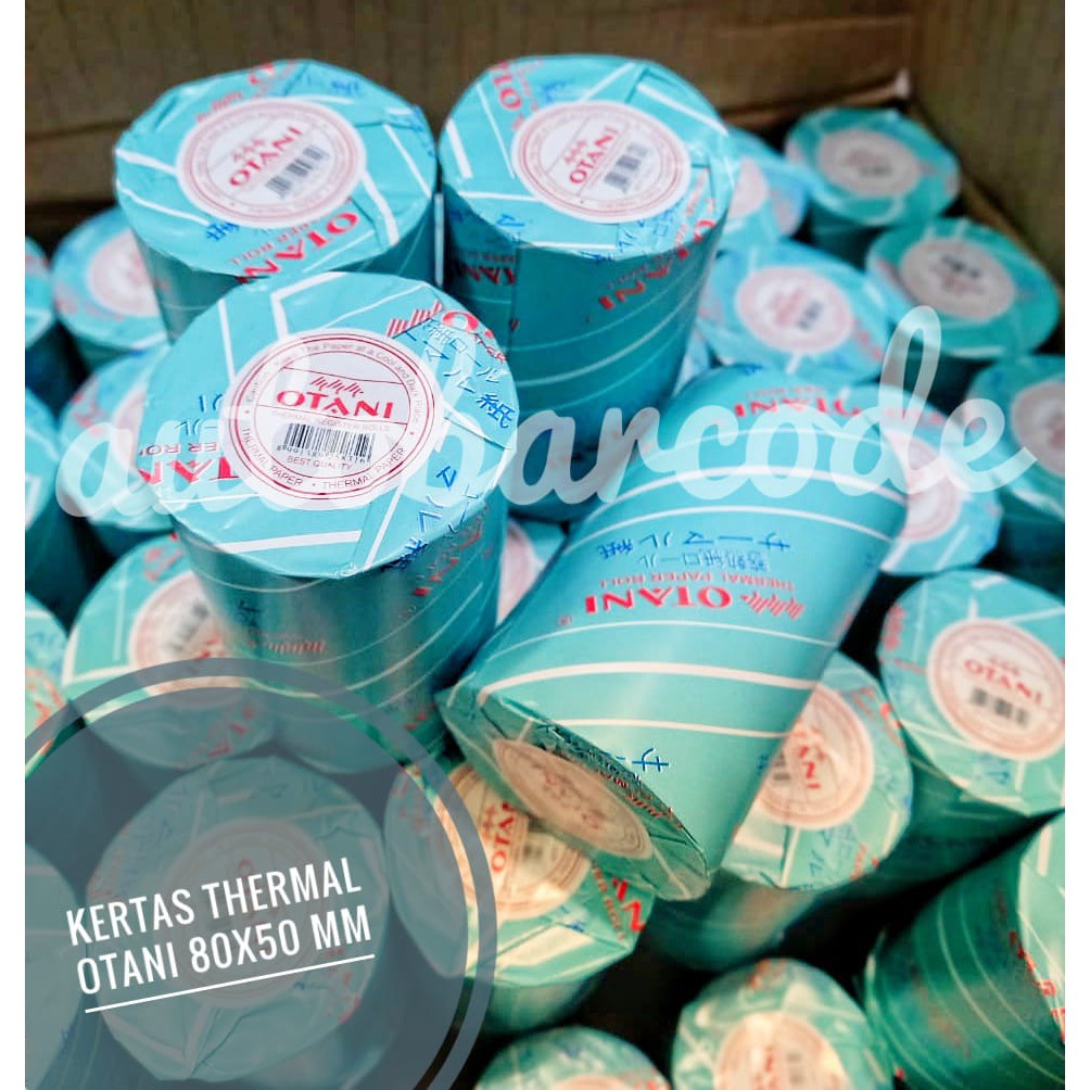Kertas Otani 80X50 Printer Thermal 80MM Kasir Minimarket Struk Nota 79X50 Ppob 58MM 300 8008 C80 MPO