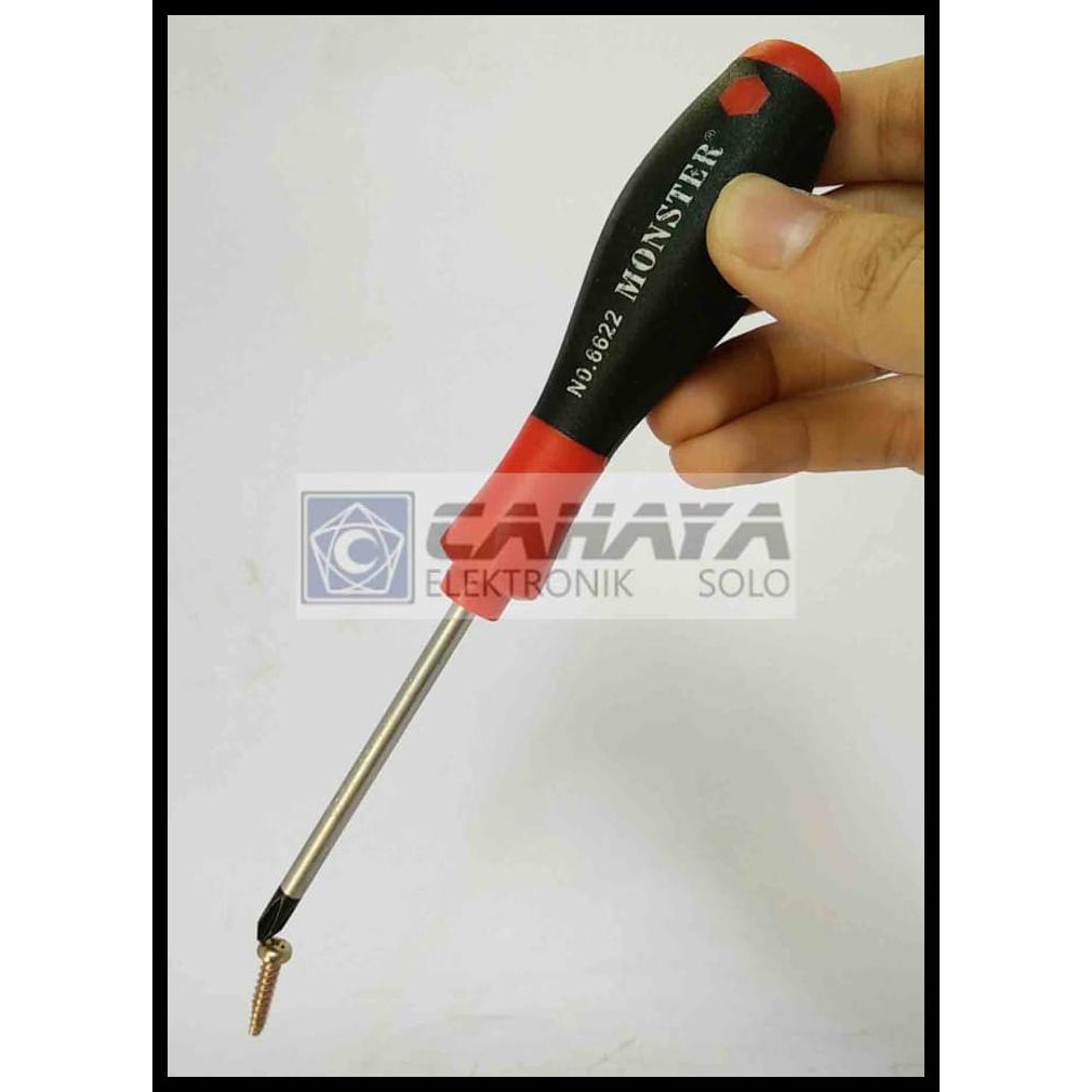 Jual Murah Obeng 6x250mm Plus Magnet Bagus Kuat Monster Drei 6mm 250mm 6622 Shopee Indonesia