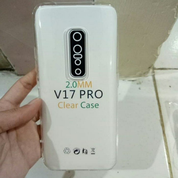 ORI Softcase Clear Case Silikon Kondom Case Bening Casing HP Vivo V17 Pro (TA)