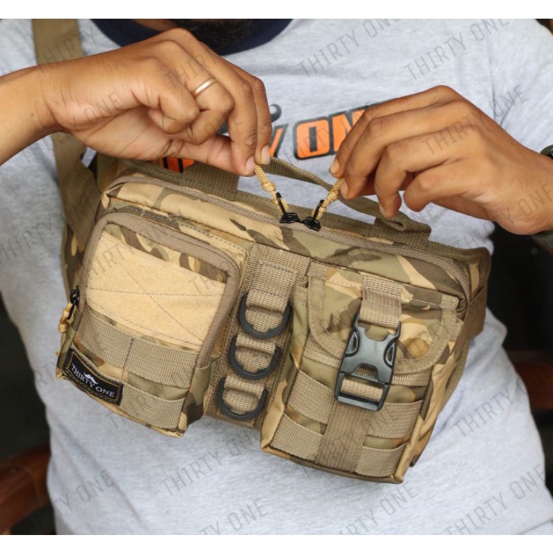 Tas Tactical Army/Tas Selempang/Tas Pinggang/Tas Selempang Tactical/Tas Selempang Saktwoo