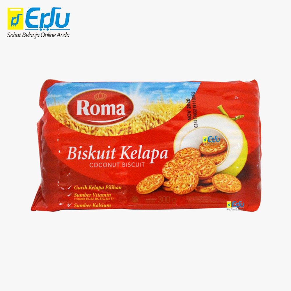 

Roma Biskuit Kelapa kemasan 300GR