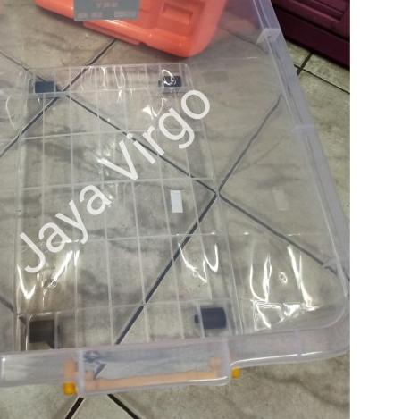 

☋ Box Sky 45 SHINPO / box container / box roda / box transparan bening ◘