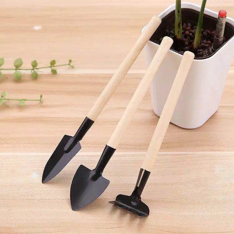 SUPER Cangkul Mini sekop mini 3in1 Pengaruk Tanaman pot mini