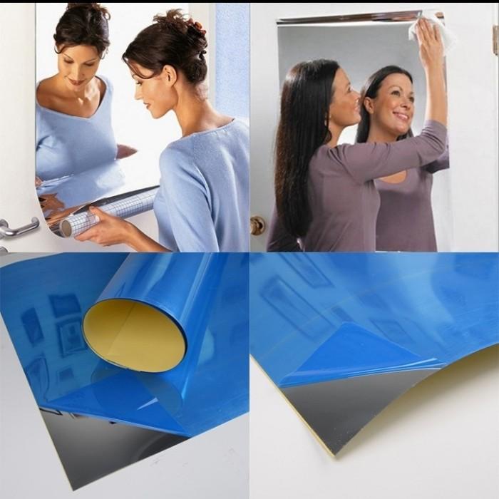 Stiker Kaca Stiker Kaca Cermin Besar / Wallpaper Cermin Dekorasi Dinding