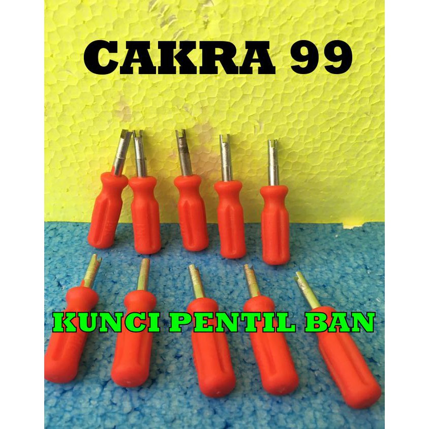 Kunci Pentil Ban Pembuka Pentil Ban Bukaan Pentil Ban Obeng Pentil Ban KOMPLIT
