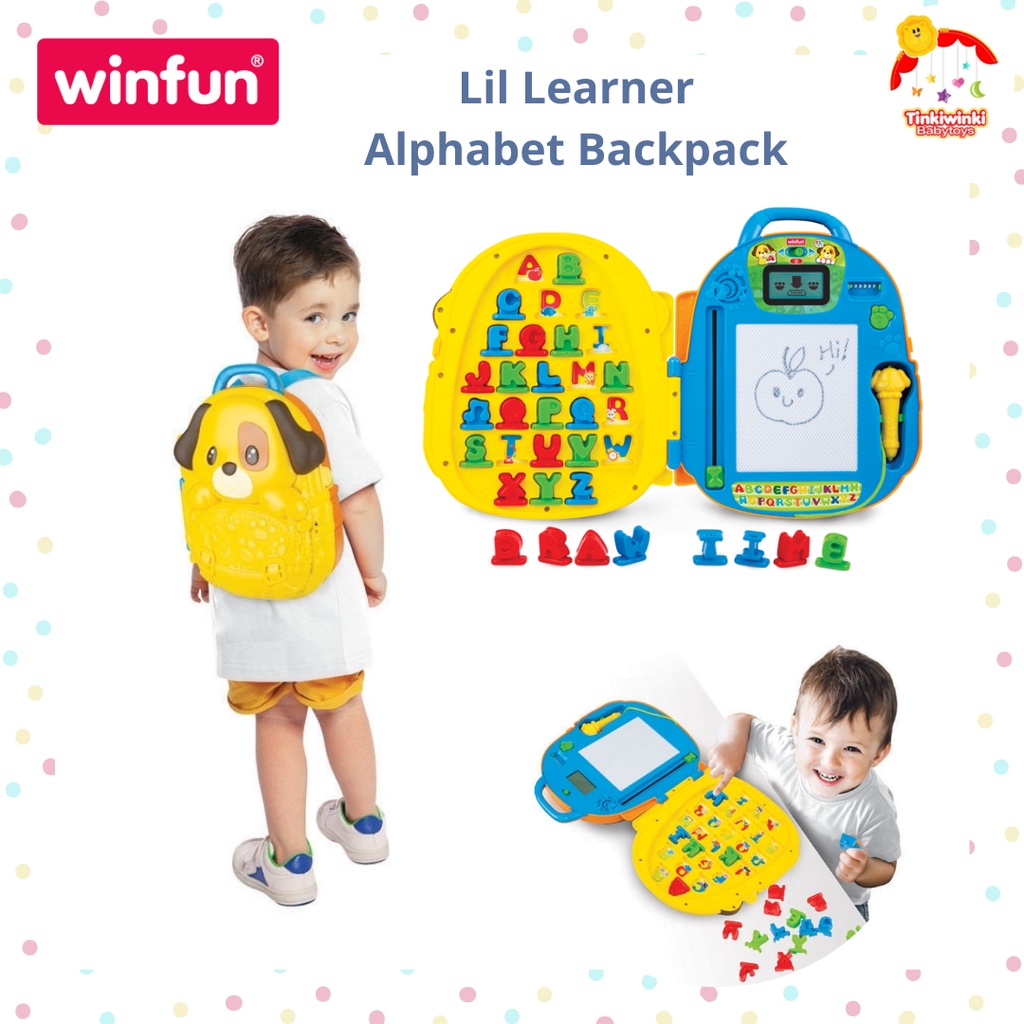 Winfun Lil' Learner Alphabet Backpack