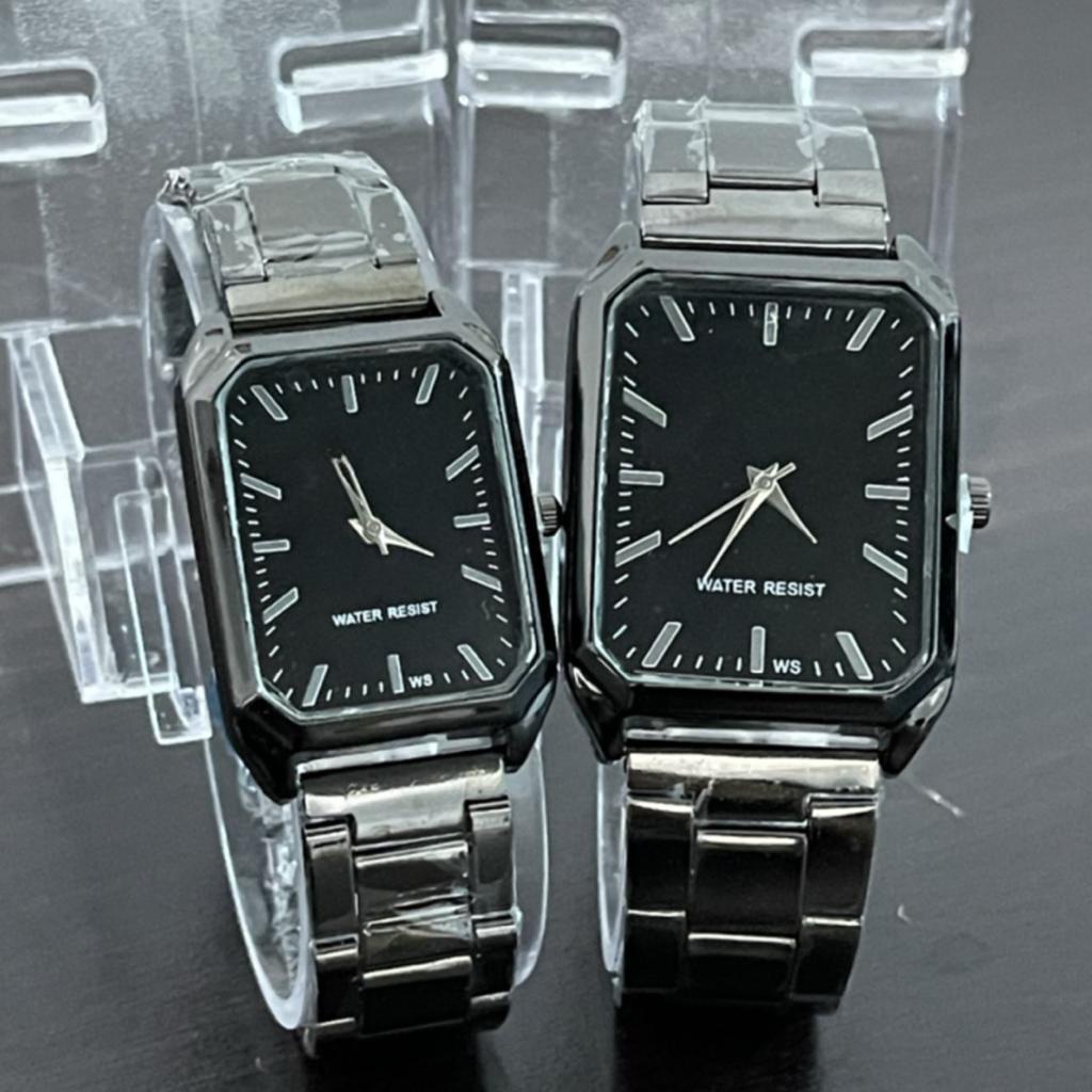 (KW) JAM TANGAN COUPLE RANTAI MURAH STAINLIS STEEL CS-18