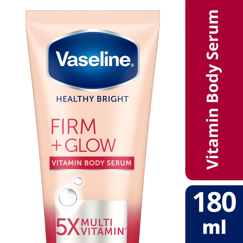 Vaseline Healthy Bright Vitamin Body Serum Firm Glow 180ml Shopee