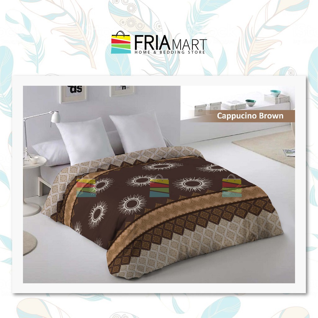 FATA Selimut Bulu 200x200 JUMBO Motif Dewasa Minimalis Murah bagian ke-2 FRIAmart-CAPPUCINO BROWN