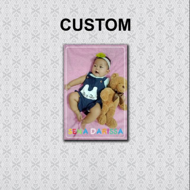 Pajangan dinding custom bisa cetak photo hiasan dinding photo baby