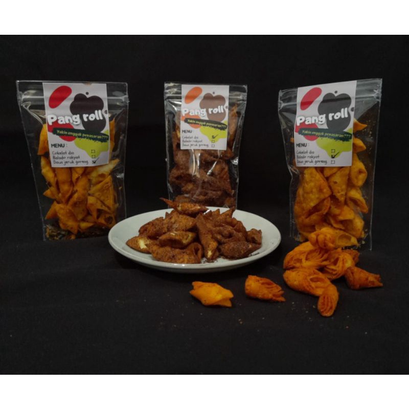 

(40g)Pang Roll/keripik pangsit enak gurih