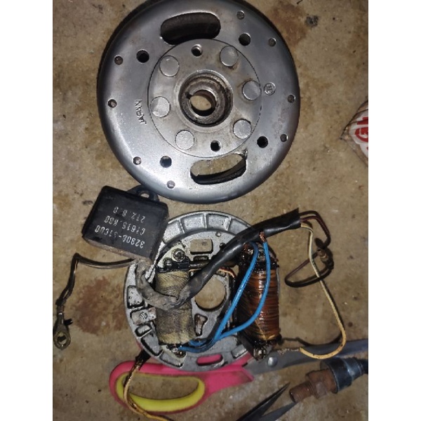 pengapian rc modif pnp suzuki satria 2 tak spul magnit cdi pnp satria hiu lumba