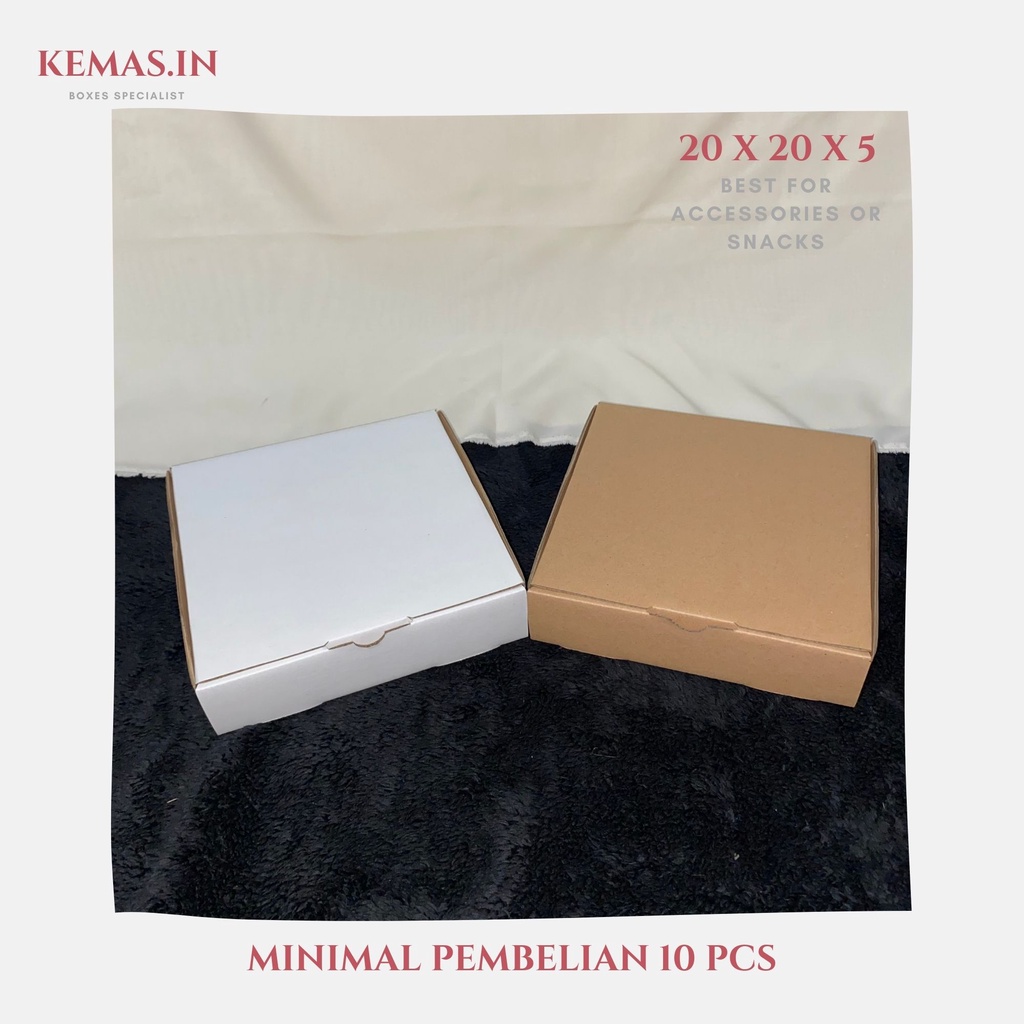 

Kardus 20x20x5 cm | dusbox box kardus box dus packing Die Cut kotak packing | Box Aksesories