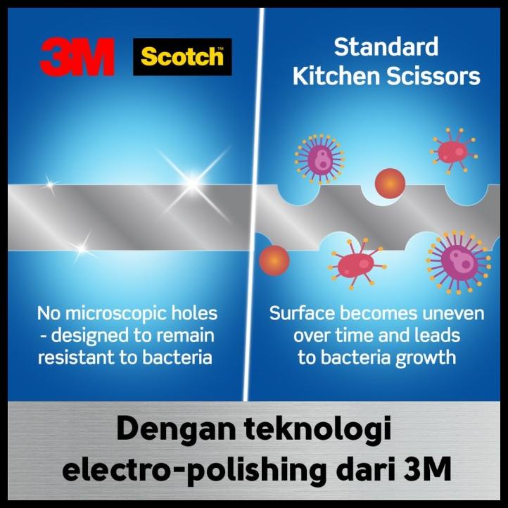 

Scotch 3M Gunting Dapur Premium Tahan Karat Kitchen Scissors Ks-P