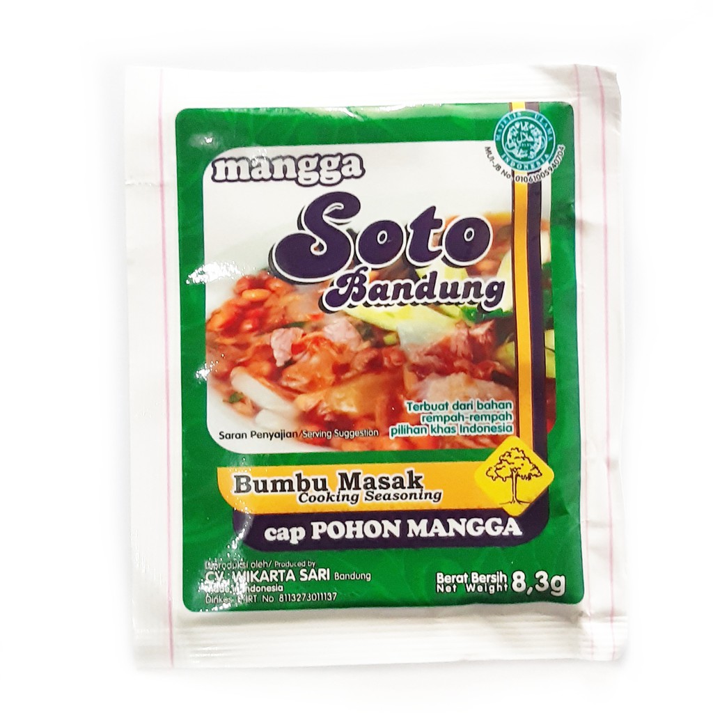 

Bumbu Soto Bandung Cap Pohon Mangga 8g Bisa COD bumbudapurbintang