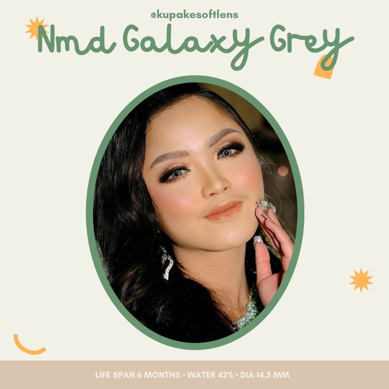 KUPAKESOFTLENS  Galaxy Grey Natural Softlens by NMD