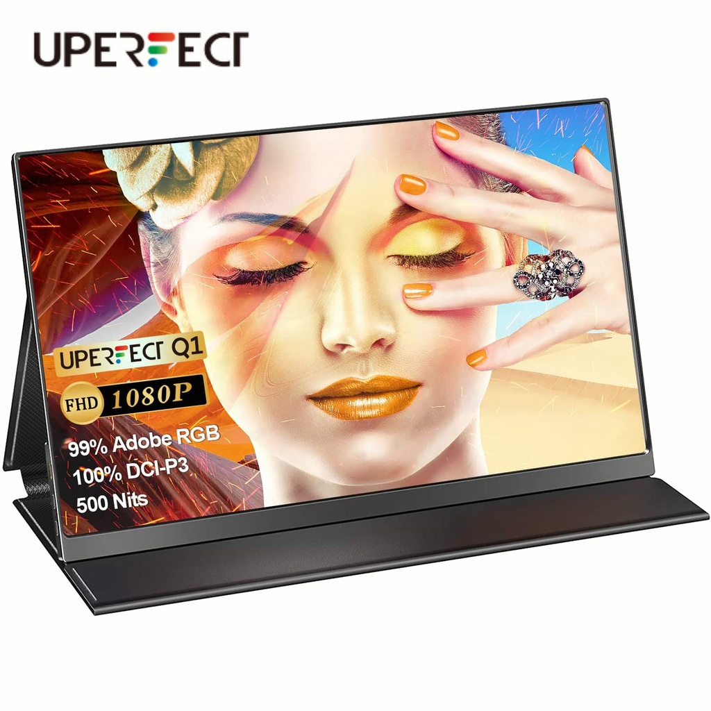 Jual UPERFECT Portable Monitor 15.6 Inch 1080P 60Hz HDR FHD QLED screen