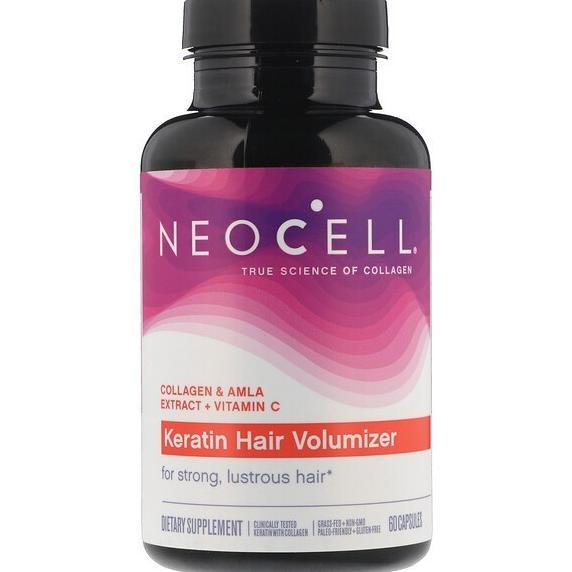 NEOCELL KERATIN HAIR VOLUMIZER 60 CAPS RAMBUT VOLUME ---Terbaru---