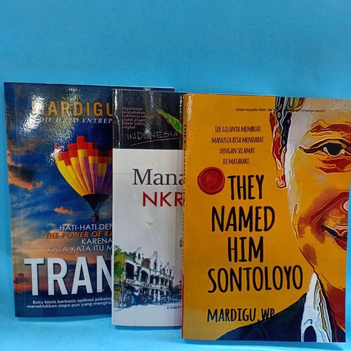 PAKET 3 BUKU MARDIGU WP.THEY NAMED HIM SONTOLOYO MARDIGU WP, MANA NKRI