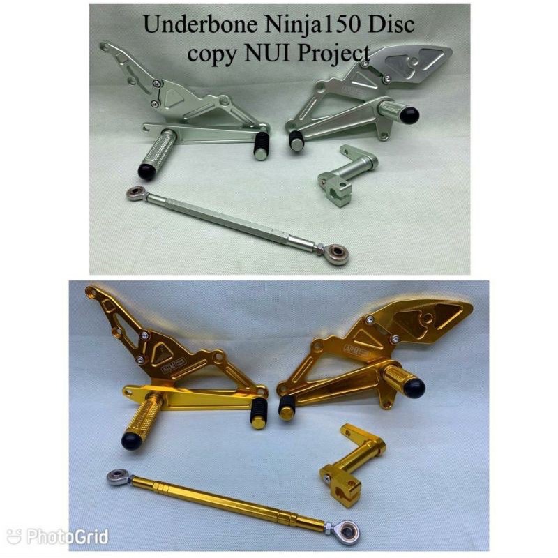 UNDERBONE NINJA 150 CNC STEP UNDERBONE NINJA 150 CNC TROMOL NINJA 150 DISC COPY NUII PROJECT