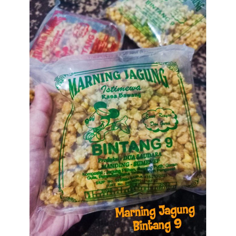 Marning Jagung Khas Madura Cap Bintang 9 [ 80 gr ]