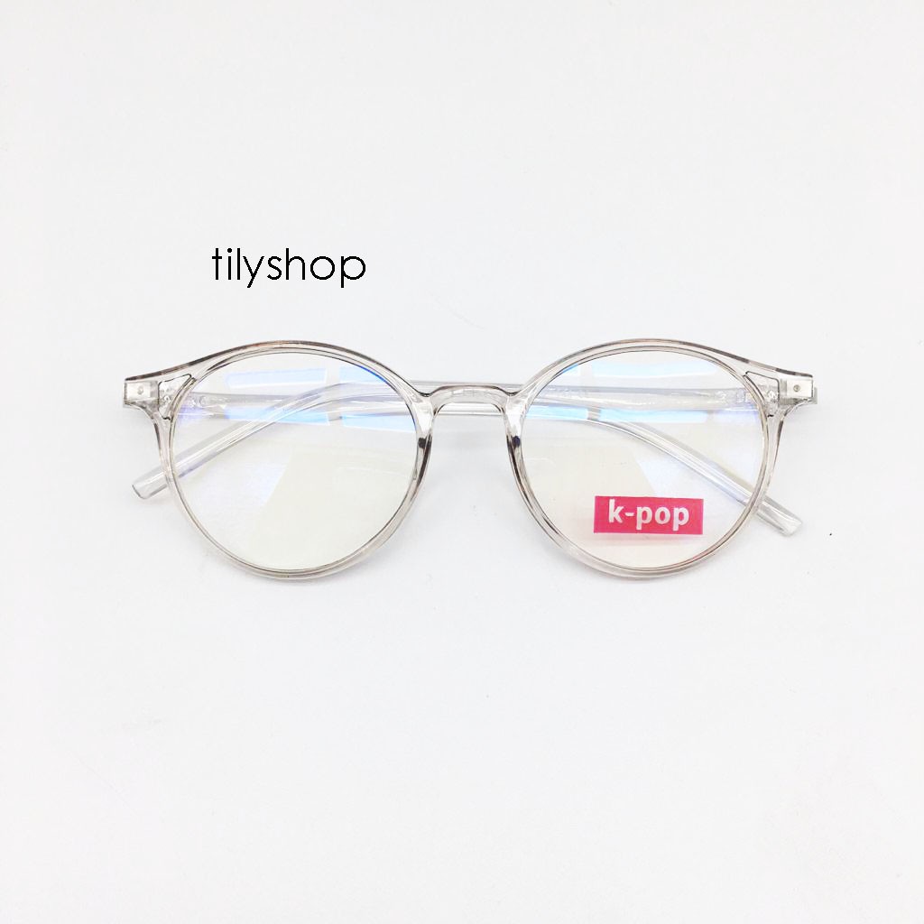 Frame Kacamata Minus ANti Radiasi Fashion Billie K-Pop Oval Strip Pria Wanita Termurah