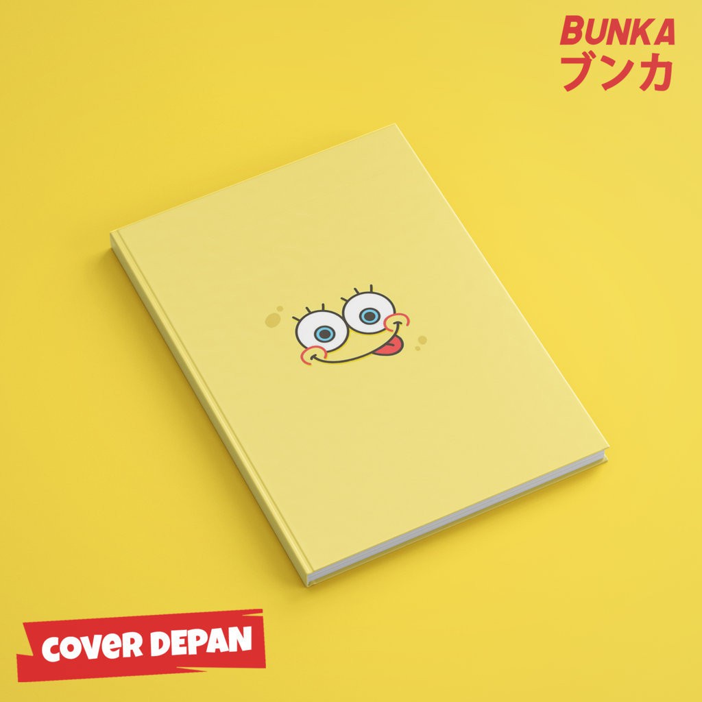 

Notebook Spongebob Squarepant Face Hardcover A5 Buku Tulis Catatan Note Agenda Planner Jurnal
