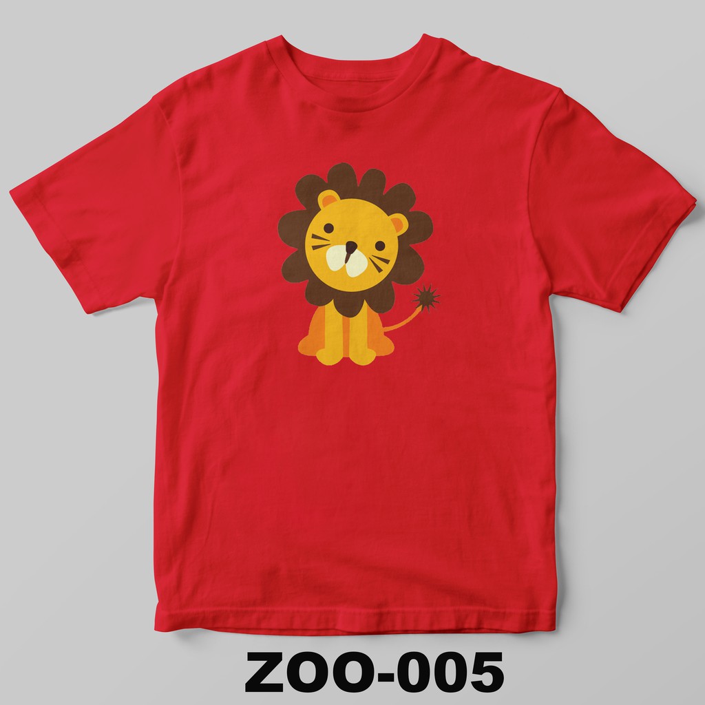 [FREE NAMA !!]  Kaos Anak &amp; Family Zoo Animal 100% COTTON PREMIUM