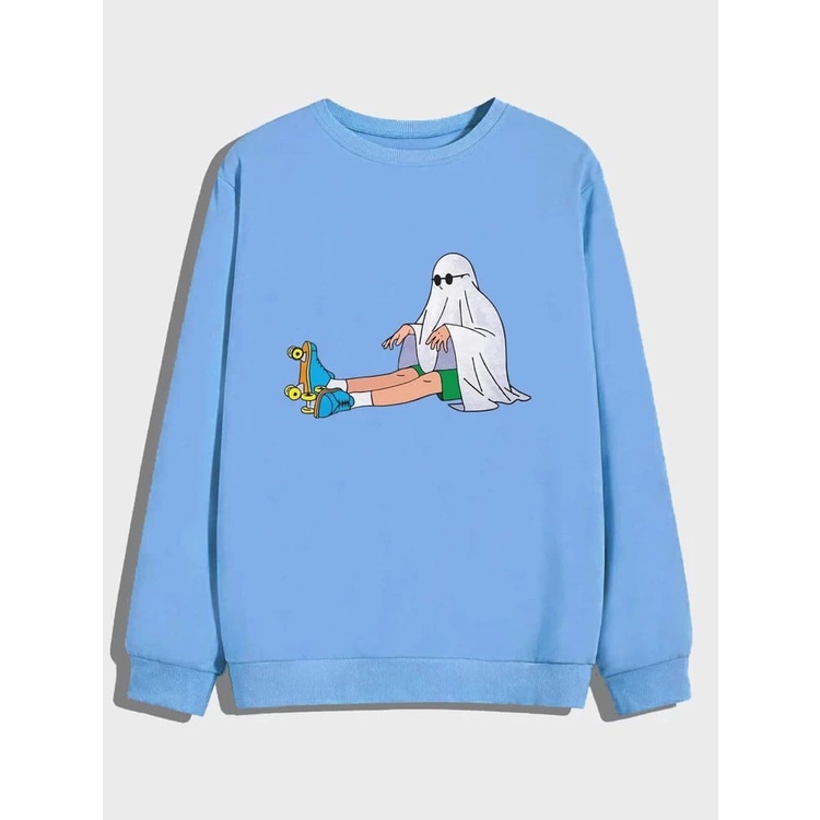 Aesthetic trickster Basic Sweater II Aesthetic trickster Sweater Crewneck Sz M - XL ( Pria &amp; Wanita )