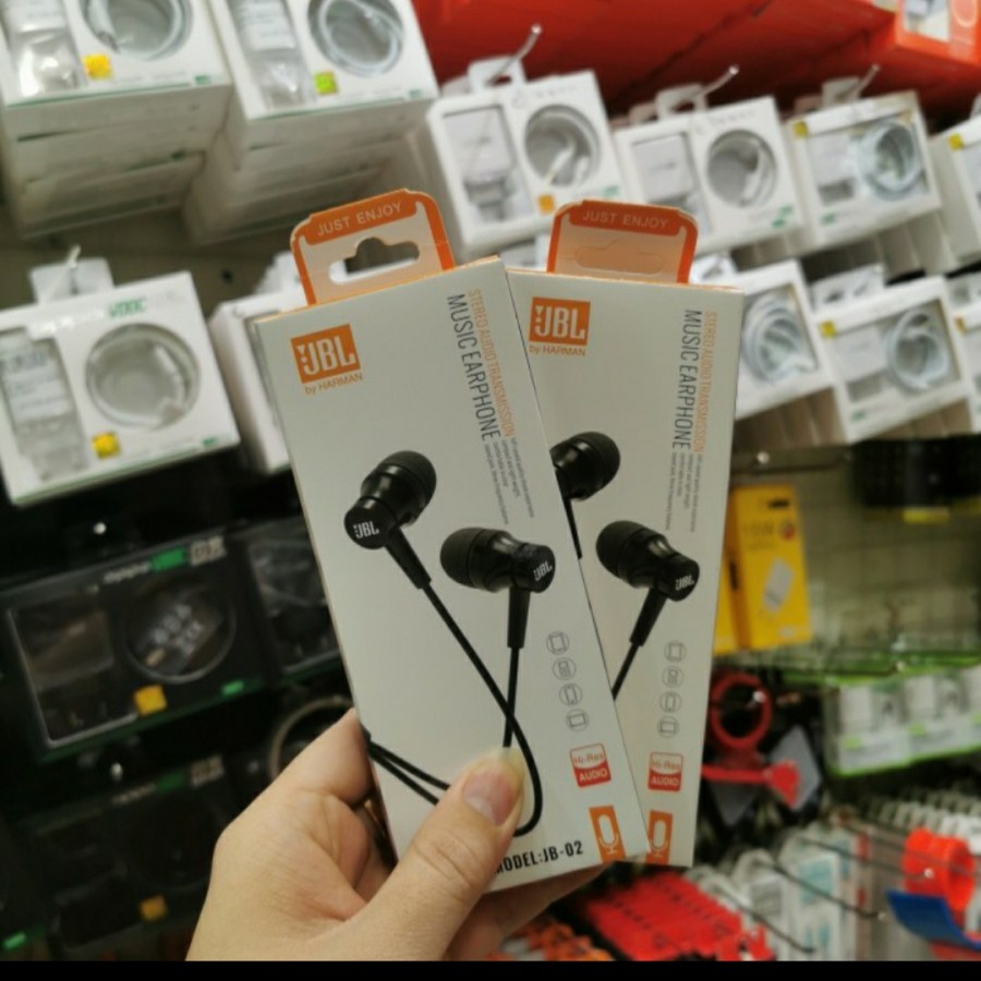 HF/HEADSET JBL JB 02 +MIC PACKING IMPORT