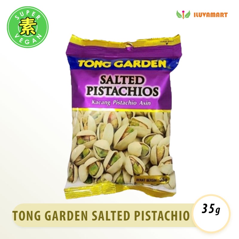 

Tong Garden Salted Pistachios 35gr Kacang Pistachio Asin Camilan Sehat