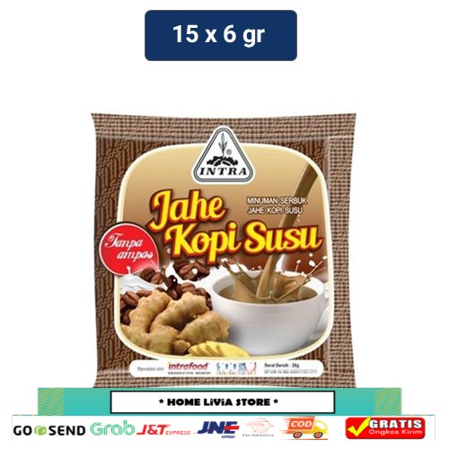 

Intra Powder Drink Jahe Kopi Susu Twinpack 15 x 6 gr