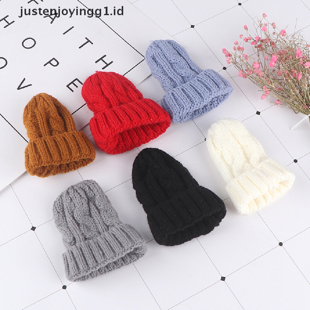 Miniatur Topi Beanie justenjoyingg1.id / 1 / 6 Untuk Dekorasi Rumah Boneka