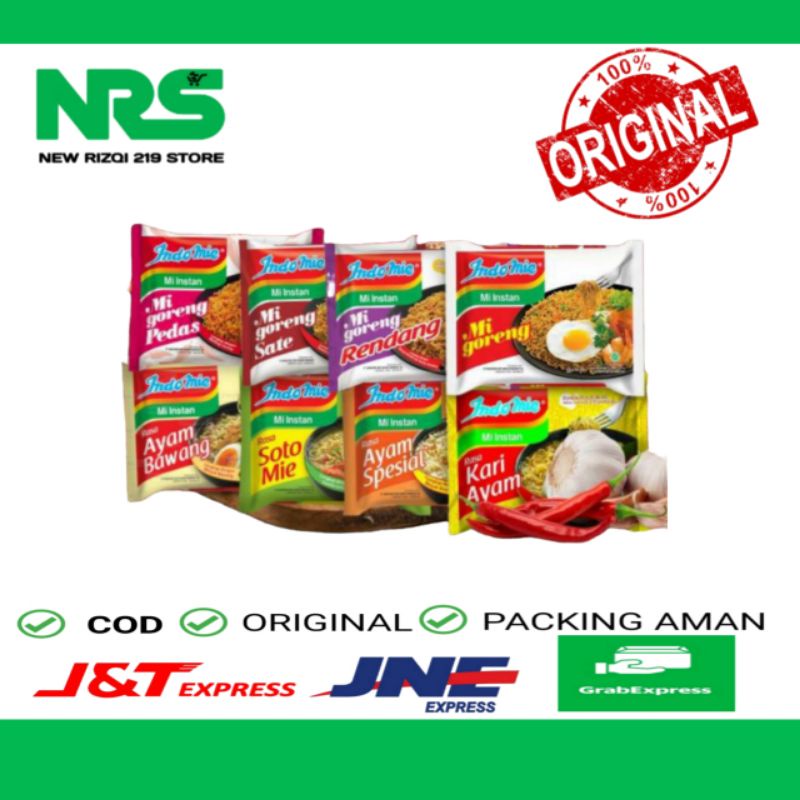 

Indomie Goreng dan Kuah All Variant Mie Instan