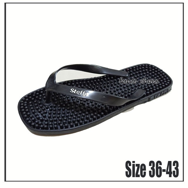 Steffi Sandal Kesehatan 36-43 / Sandal Rematik / Sandal Rumah / Sandal Wudhu / Sandal Karet Santai
