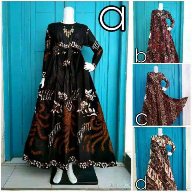 Gamis Batik Manggar,padi,sekar,cantik,kubis,kipas,daun,kupu