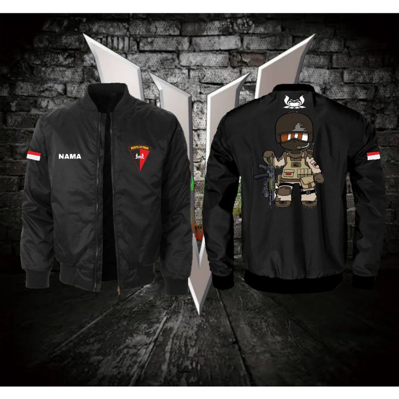 jaket bomber brimob/jaket polisi/polri