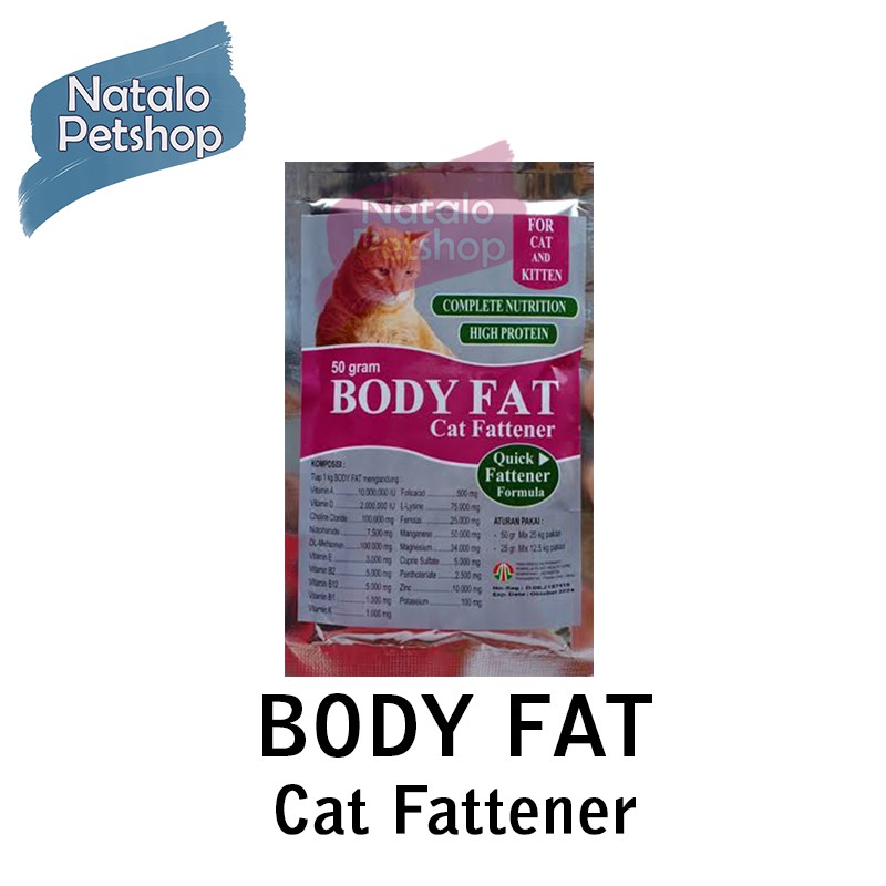 Body Fat Cat Fattener / Penggemuk Kucing / Vitamin