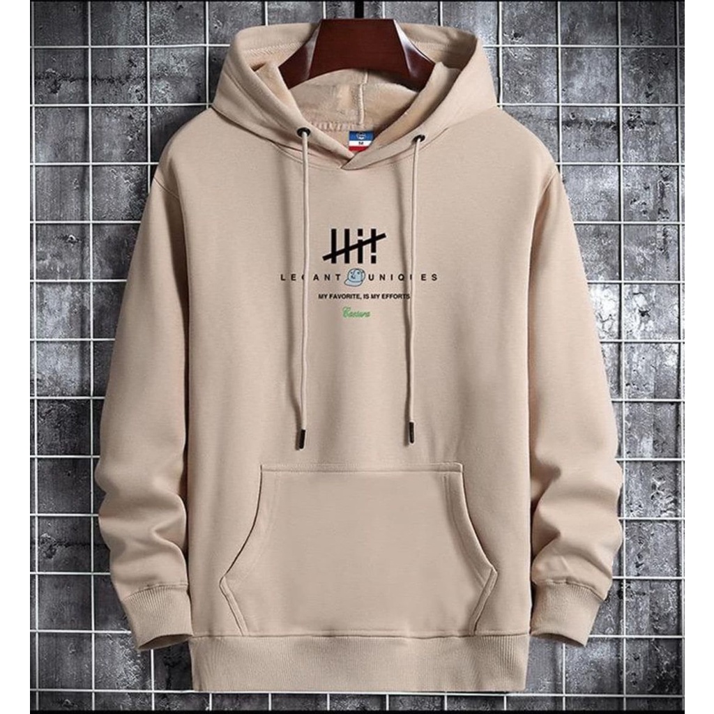 Sweater Hoodie Five Legant - Atasan Wanita dan Pria - Bahan Fleece - Allsize
