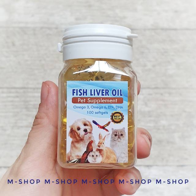 Minyak Ikan Fish Liver Oil Pet Supplement 100 softgels