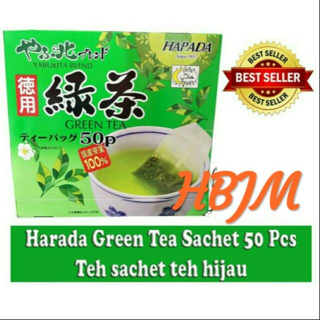 

HARADA GREEN TEA SACHET 50 PCS TEH HIJAU SACHET