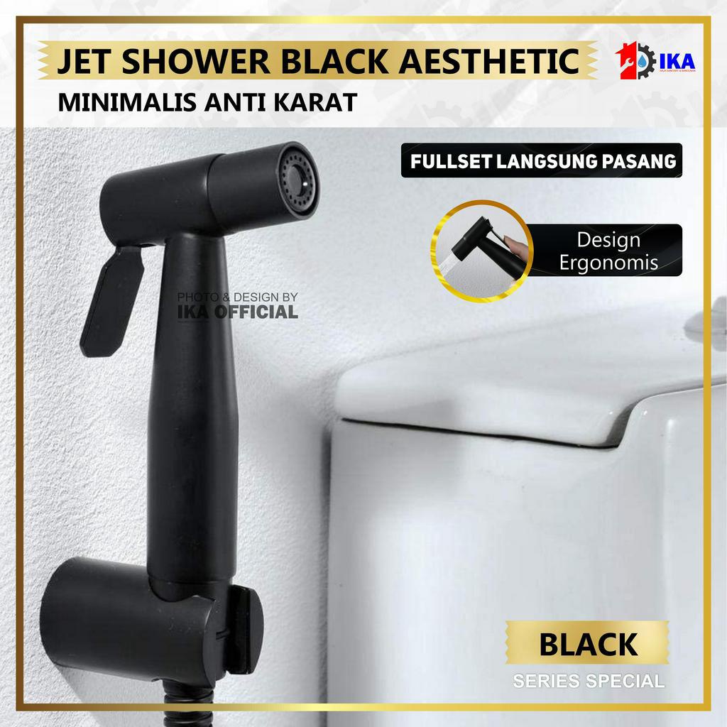 Jet Shower Cebok Toilet Bidet Warna - 1/2 Inch - High Quality / Shower Cebok Jet Shower Shower toilet Bidet Semprotan air Spray Closet / wc Semprotan pistol pancuran selang air pembersih otomatis on off